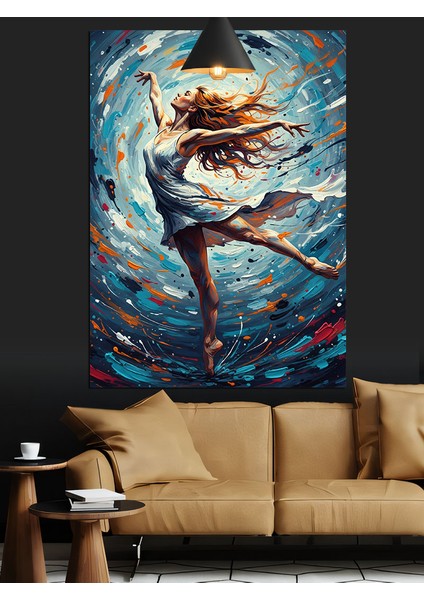 Soyut Kadın Dekoratif Kanvas - Mdf Ahşap Tablo