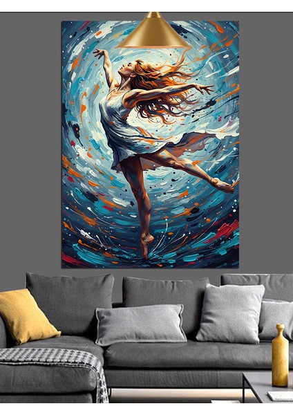 Soyut Kadın Dekoratif Kanvas - Mdf Ahşap Tablo fiyatları