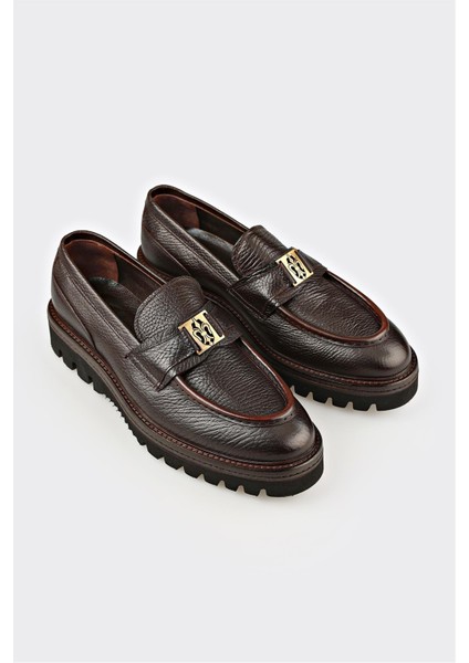 Kahve Deri Erkek Klasik Loafer fiyatları