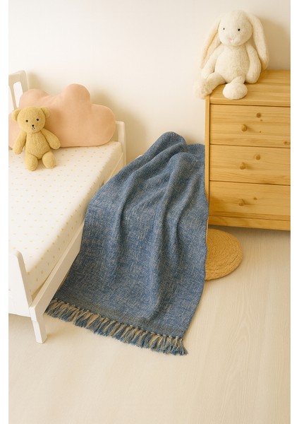 Erkek Çocuk Odası Müslin Örtü Mavi 170 x 220 fiyatları