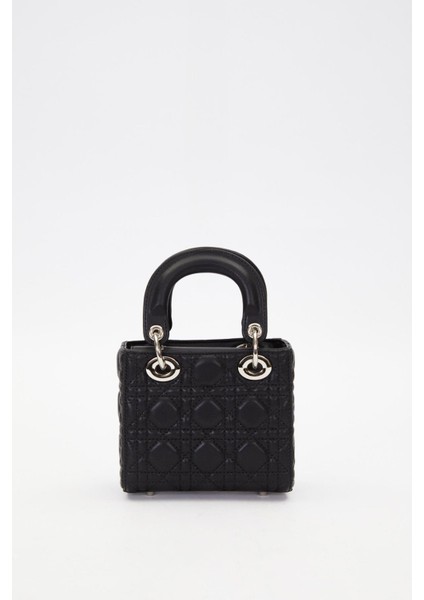 Siyah Silver Akseusar Detaylı El Çantası fırsatları