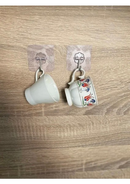 10 Adet Şefaf Yapışkanlı Banyo Askısı Güçlü Yapışkanlı Mutfak Askısı Stiker Kancalı Askı fırsatları