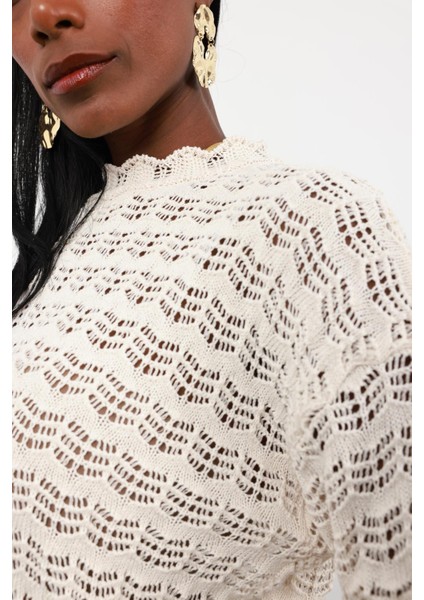 Naturel Ajurlu Triko 98071