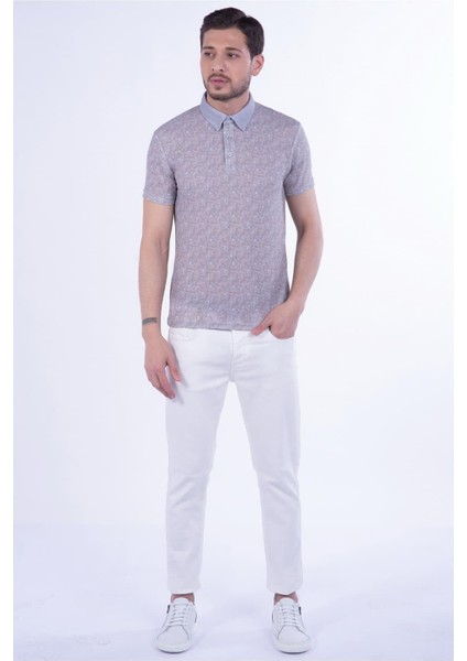 Ts 800 Slim Fit Bej Spor T-Shirt fırsatları