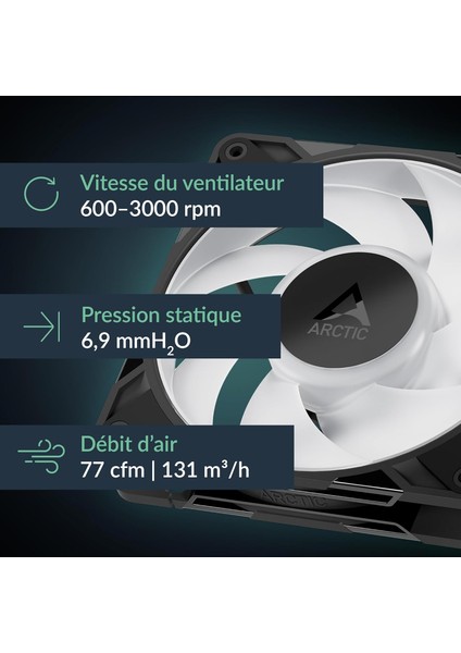 P12 Pro Argb 120MM 3000RPM 77CFM Yüksek Performans Kasa Fanı (ACFAN00309A) fiyatları