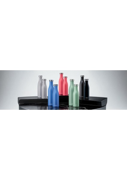 - 500 ml Mat Siyah, Paslanmaz Çelik Termos - Çift Cidarlı, Sızdırmaz - 240908 modelleri