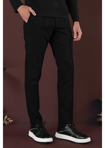 P 1130 Slim Fit Siyah Spor Pantolon modelleri