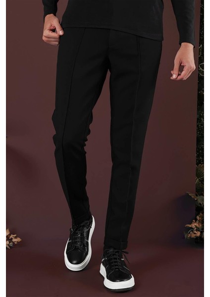 P 1130 Slim Fit Siyah Spor Pantolon fırsatları