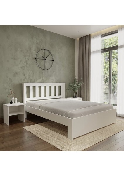 Stark Beyaz Kolay Kurulum Karyola