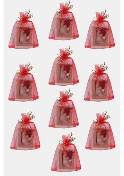 2'li Gelin Nedime Hediyelik Sabun Kese Kırmızı Tül Konseptli Misafir Hamam Seti 5 Adet Set fiyatları