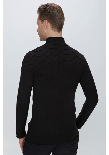 Tr 851 Slim Fit Siyah Klasik Triko indirimleri