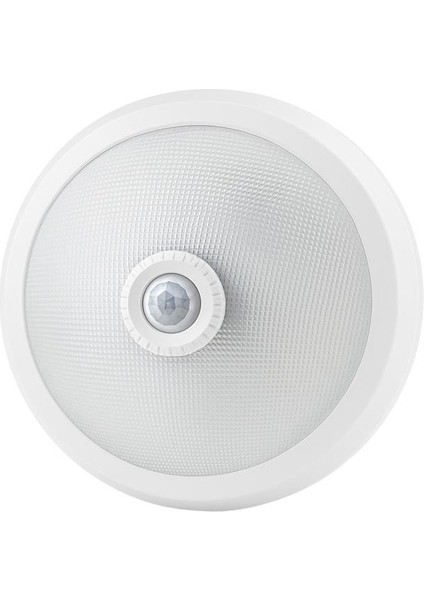 Ledx AL-S205 E27 Çift Duylu Hareket Sensörlü Beyaz Cam Tavan Armatür 300X300X90MM