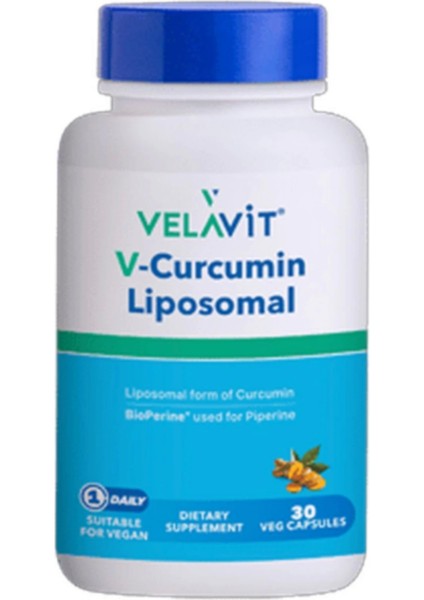 V-Curcumin Liposomal Takviye Edici Gıda 30 Kapsül