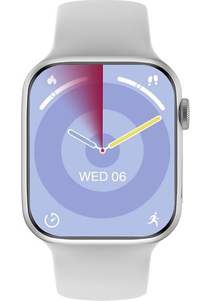 Hytech W99 Watch Ios ve Android Uyumlu Mactive 2.05 Inç Geniş Ekranlı Gümüş Akıllı Saat fırsatları