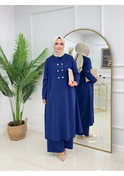Kadın Tesettür Takım 2'li Tunikli & Pantolon Takımı