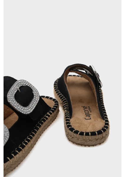 Britney Taşlı Kadın Espadril Terlik