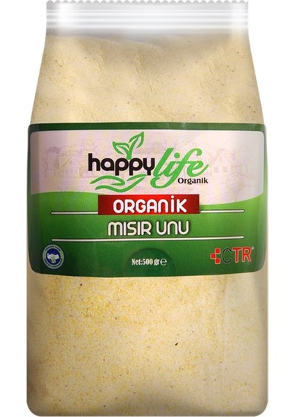 Organik Mısır Unu Poşet 500 Gr. x 6 Paket