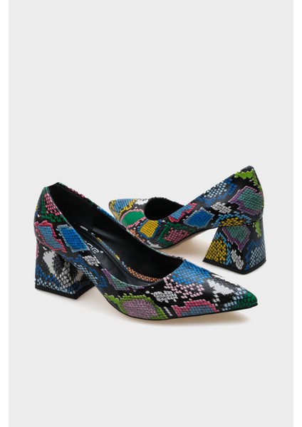 Orta Topuklu Yumuşak Pedli Taban Kadın Ayakkabı