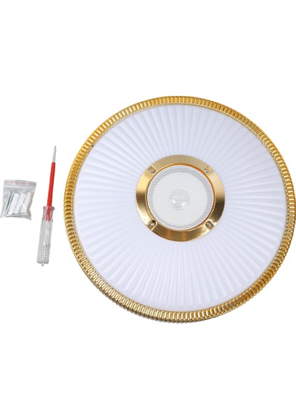Powermaster PM-27332 Beyaz 34*8.5 cm 24 Watt Bluetooth Hoparlörlü Tavan Aydınlatma (AL-BL300) Tornavida Hediyeli modelleri