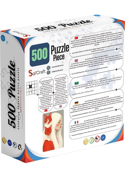 500 Parça Puzzle Sessiz Dostluk, Sonsuz Bakış fiyatları