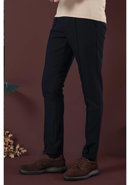 P 1130 Slim Fit Lacivert Spor Pantolon indirimleri