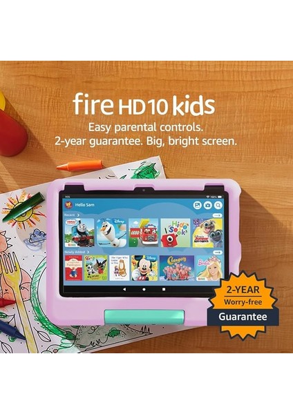 Hd 10 Kids – 3 GB Ram, 10.1" | 1080P Ekran, Dayanıklı Kılıf, Amazon Kids+