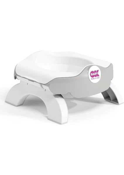 Roady Katlanabilir Oturak & Klozet Adaptörü / A.gri