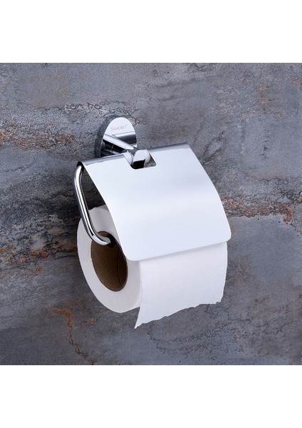 Kapaklı Krom Tuvalet Kağıtlığı | Metal Wc Kağıtlık Askısı | Paslanmaz Banyo Aksesuarı modelleri