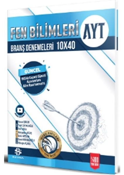 Bilgisarmal 2026 Ayt Fen Bilimleri 10 x 40 Branş Denemeleri