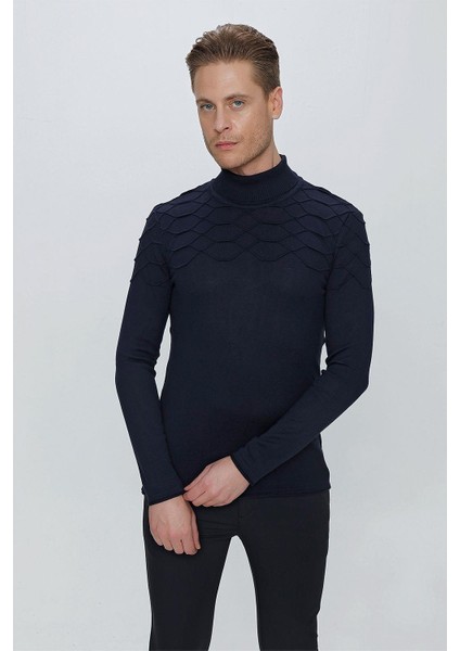 Tr 851 Slim Fit Lacivert Klasik Triko fiyatları