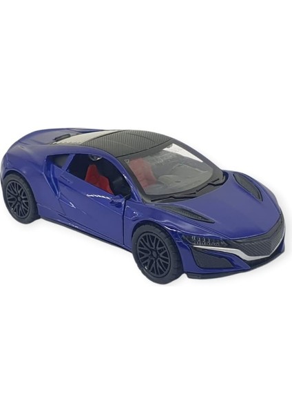 Çek Bırak Araba Metal - 3691C - Mavi