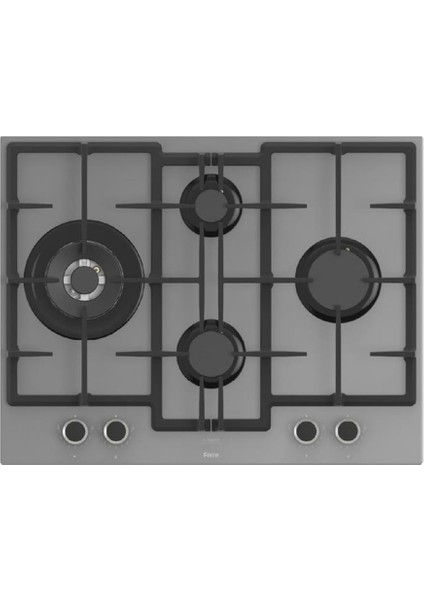 ED078 Wfa 67 cm Kademe Kontürolü Gri Ocak