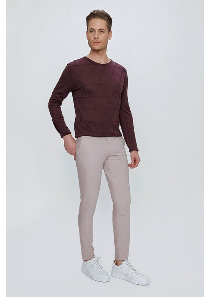 P 1077 Slim Fit Gri Spor Pantolon modelleri