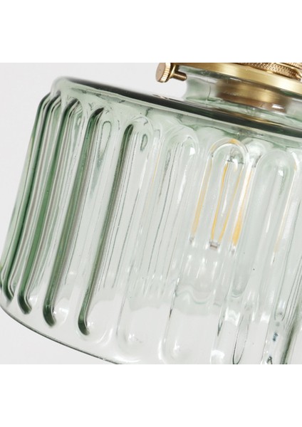 Retro Pirinç Cam Avize Restoran Homestay Otel Dekorasyon Yatak Odası Başucu Bar Sundurma Balkon Küçük Avize (Yurt Dışından) indirimleri