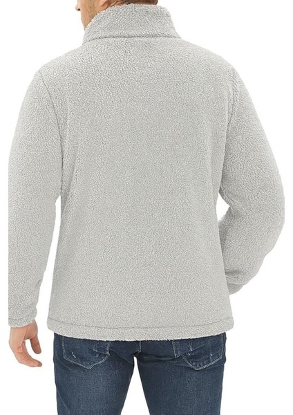 Oversize Peluş Sweatshirt Erkek Kalın Polar Kumaşla Konforlu Kullanım fiyatları