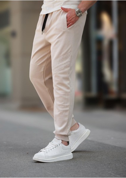 Bej Manşetli Erkek Eşofman Altı E6570 modelleri