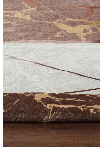 Kadife Dokulu, Lastikli, Sünger Apreli, Kaymaz Taban, Yıkanabilir Modern Desenlerde Halı Örtüsü - 9 M2 fiyatları