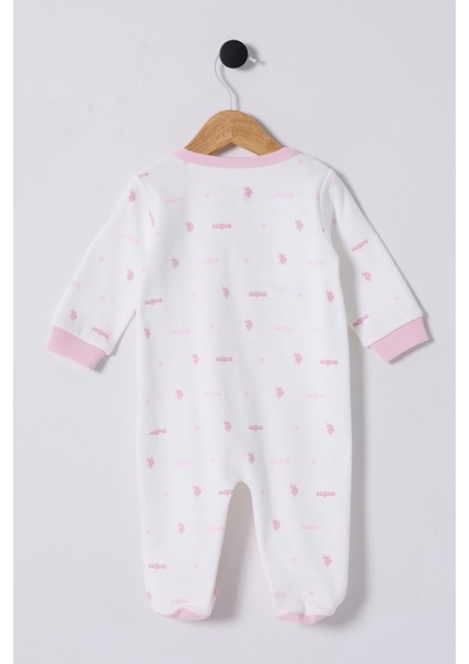 Kız Bebek Beyaz Pijama Takım 50322823-VR013 fırsatları