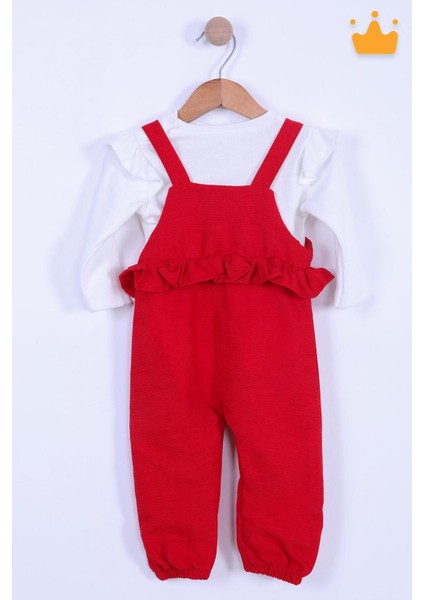 Bayramlık Kız Bebek Çocuk Salopet Badi Takım 2338 modelleri