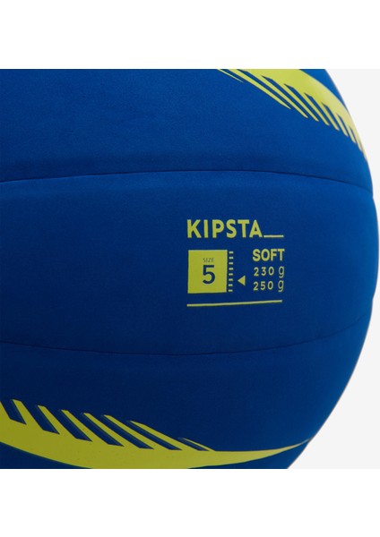 Kipsta Voleybol Topu - 230/250 G - Mavi/sarı- VB500 Soft