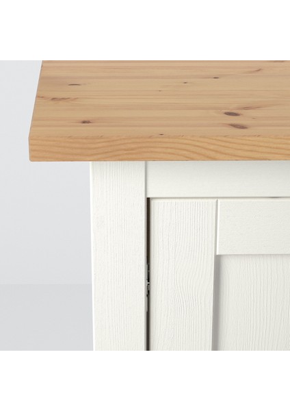 Hemnes Konsol Açık Kahverengi-Beyaz 157X88 cm