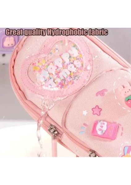 Sanrio Figürlü Çok Bölmeli Geniş Kapasiteli Kanvas Kalemlik Çanta Cüzdan Okul Öncesi Sevimli Hediye fiyatları