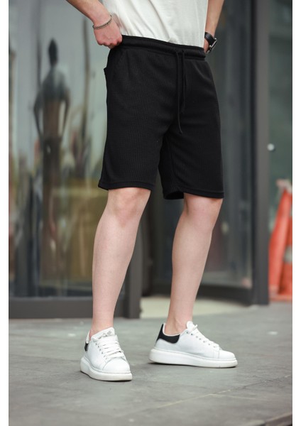 Siyah Basic Erkek Şort E6566 fiyatları