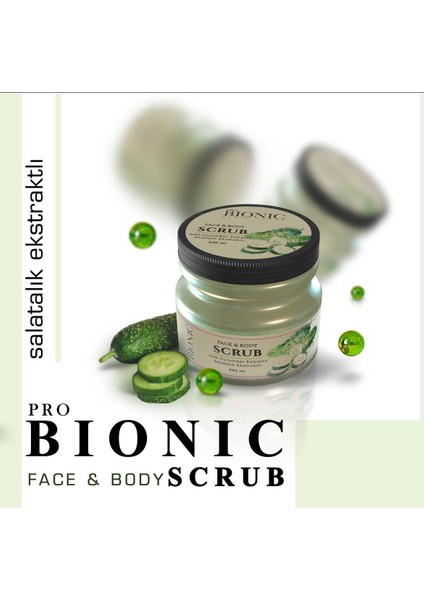 Pro Face And Body Scrub 500 Ml. Cucumber
