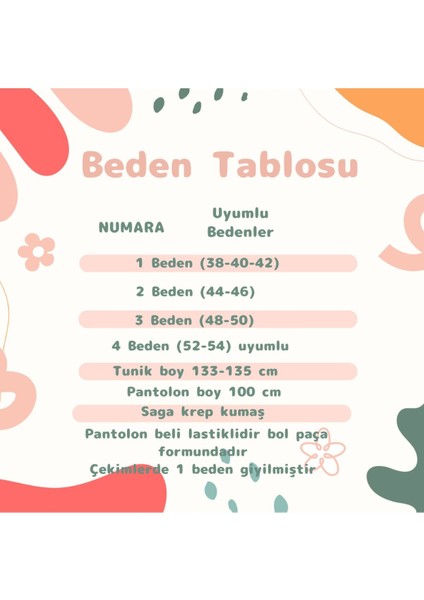 Kadın Tesettür 2'li Takım Ferace Formunda Tunik & Pantolon fiyatları