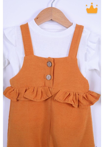 Bayramlık Kız Bebek Çocuk Salopet Badi Takım 2338 modelleri