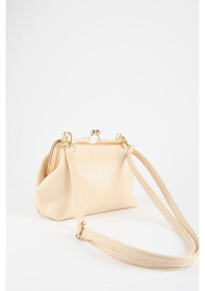 Kadın Sarı Anahtar Charm Hediyeli Burs Kapama Astarlı El Kol ve Omuz Çantası fırsatları