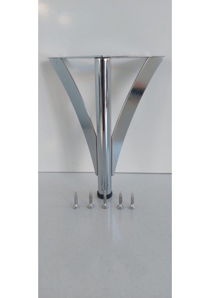 Elegance 15 cm Lüks Krom Mobilya Ayağı