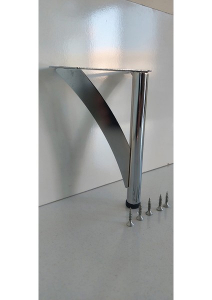 Elegance 15 cm Lüks Krom Mobilya Ayağı