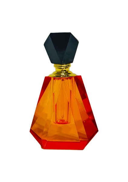 Turuncu Kristal Koku Şişesi Mini